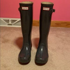 Hunter tall rain boots
